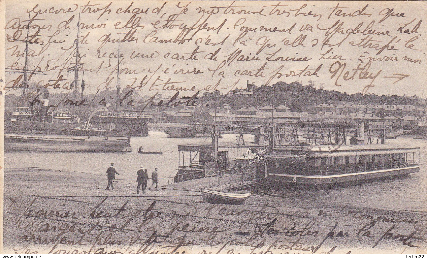 SOUTHAMPTON . ANGLETERRE . THE FLOATING BRIDGE - Southampton