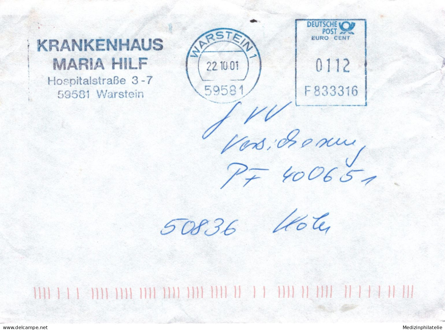 59581 Warstein 2001 Krankenhaus Maria Hilf - Médecine