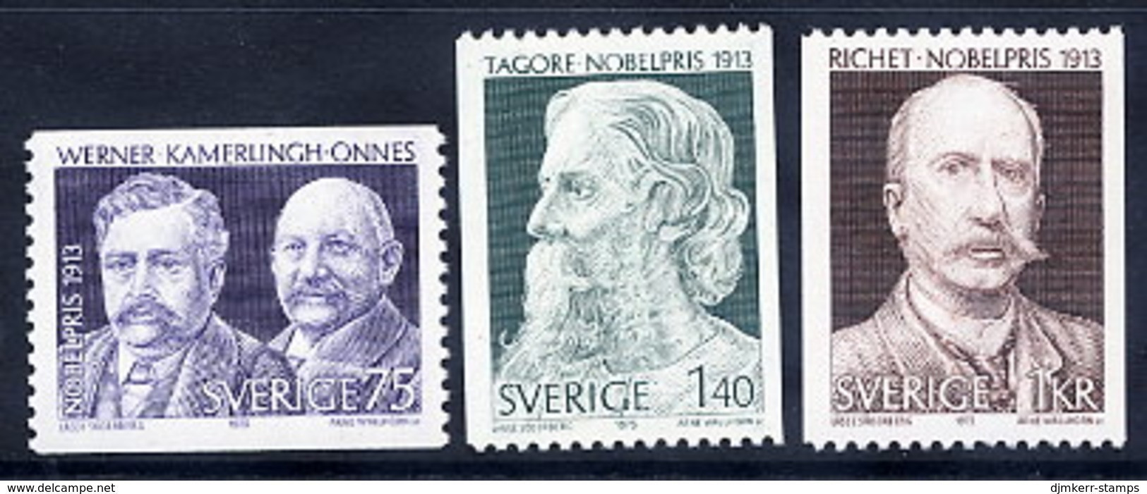 SWEDEN 1973 Nobel Prizewinners MNH / **.  Michel 833-35 - Nuovi