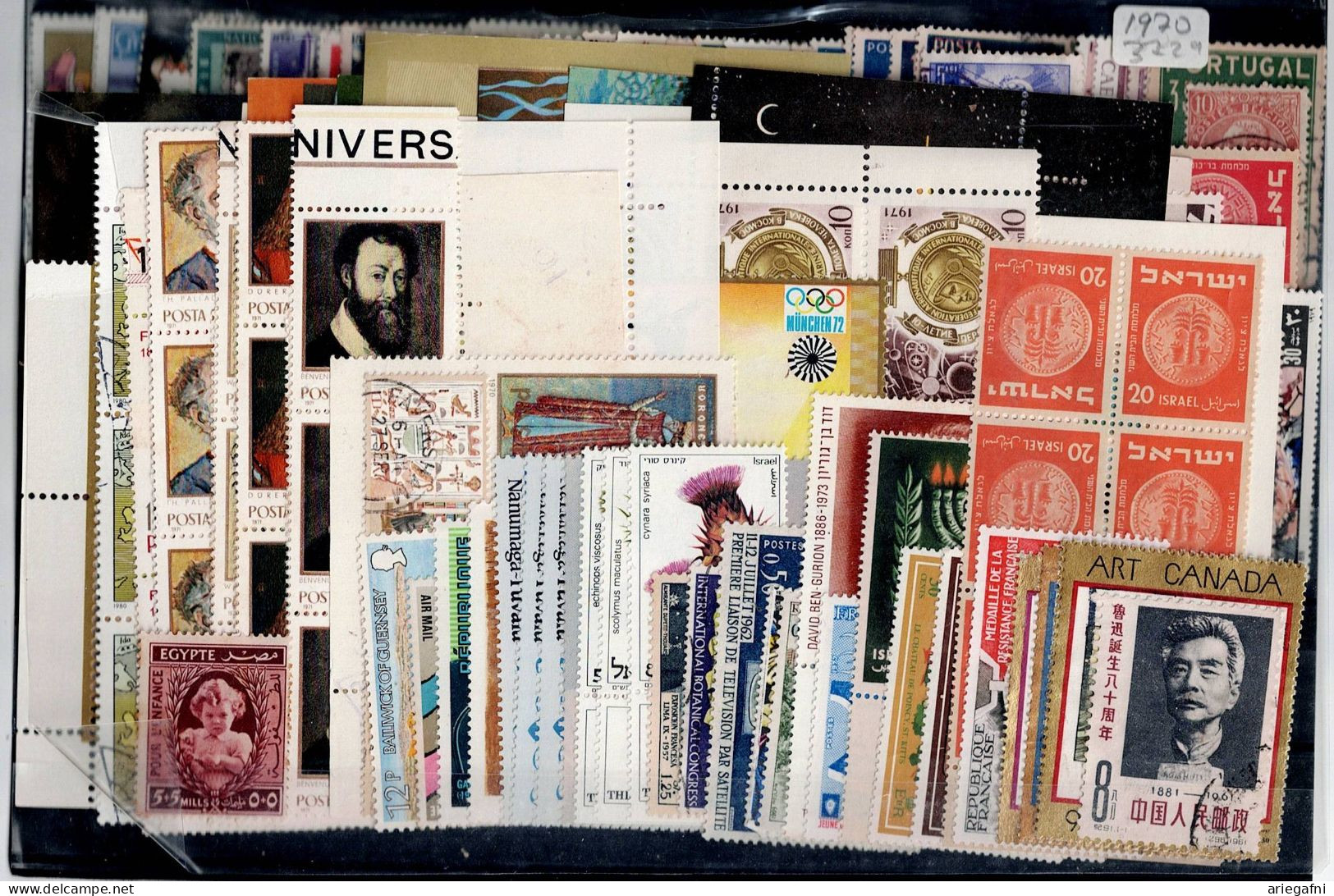 LOT OF 272 STAMPS MINT+USED +16 BLOCKS MI- 80 EURO VF!! - Collections (sans Albums)