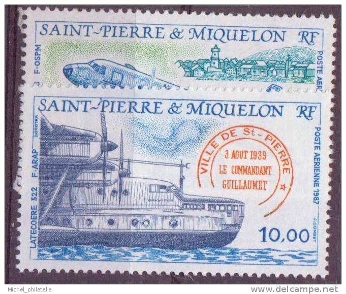 Saint Pierre Et Miquelon - Poste Aérienne - YT N° 64 Et 65 ** - Neuf Sans Charnière - 1994 - Nuevos