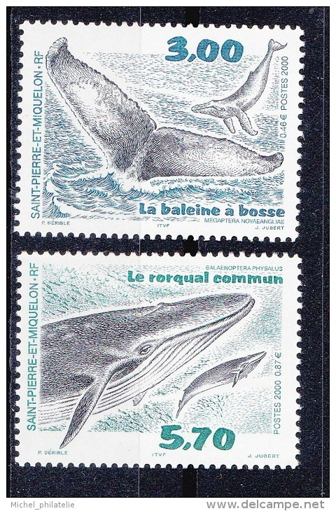 Saint Pierre Et Miquelon - YT N° 707 Et 708 ** - Neuf Sans Charnière - 2000 - Unused Stamps