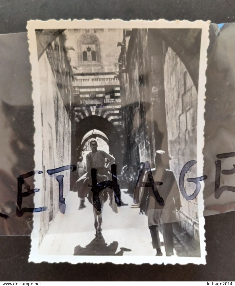 SYRIA UNE RUE À ALEP ORIGINAL ANTIQUE PHOTOGRAPH EARLY 1900s #1/36 PAPER VELOX - Asie