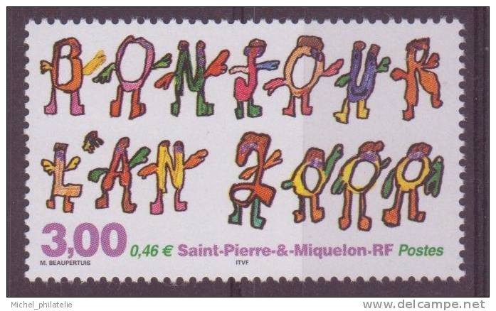 Saint Pierre Et Miquelon - YT N° 706 ** - Neuf Sans Charnière - 2000 - Neufs
