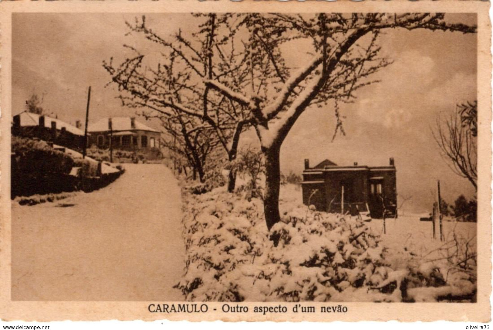 CARAMULO  - Outro Aspecto D'um Nevão - PORTUGAL - Vila Real