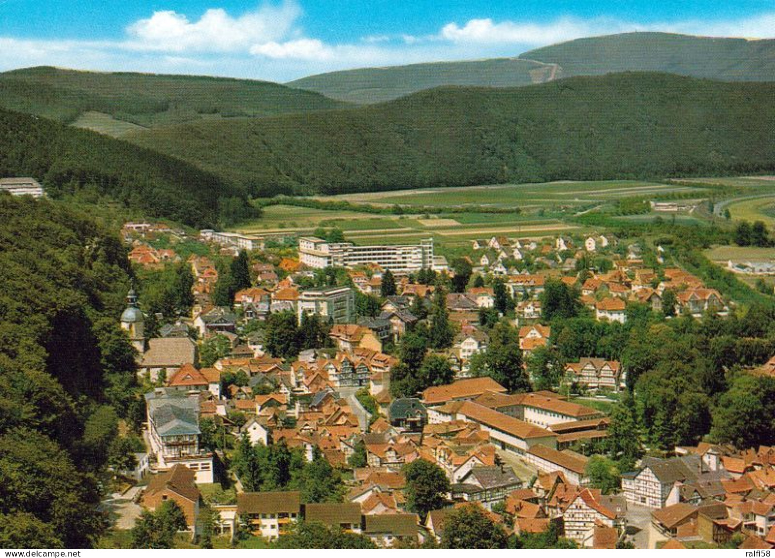 1 AK Germany / Hessen * Blick Auf Bad Sooden-Allendorf - Luftbildaufnahme * - Bad Sooden-Allendorf