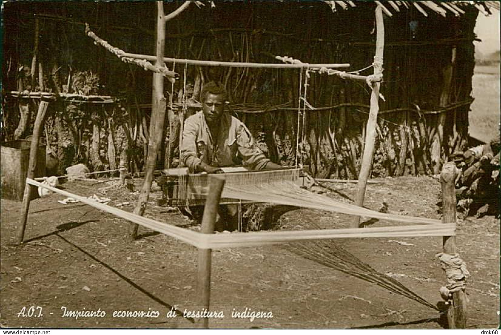 EAST AFRICA  - ERITREA - ECONOMIC INDIGENOUS WEAVING PLANT - MAILED 1940 / STAMP (12056) - Eritrea