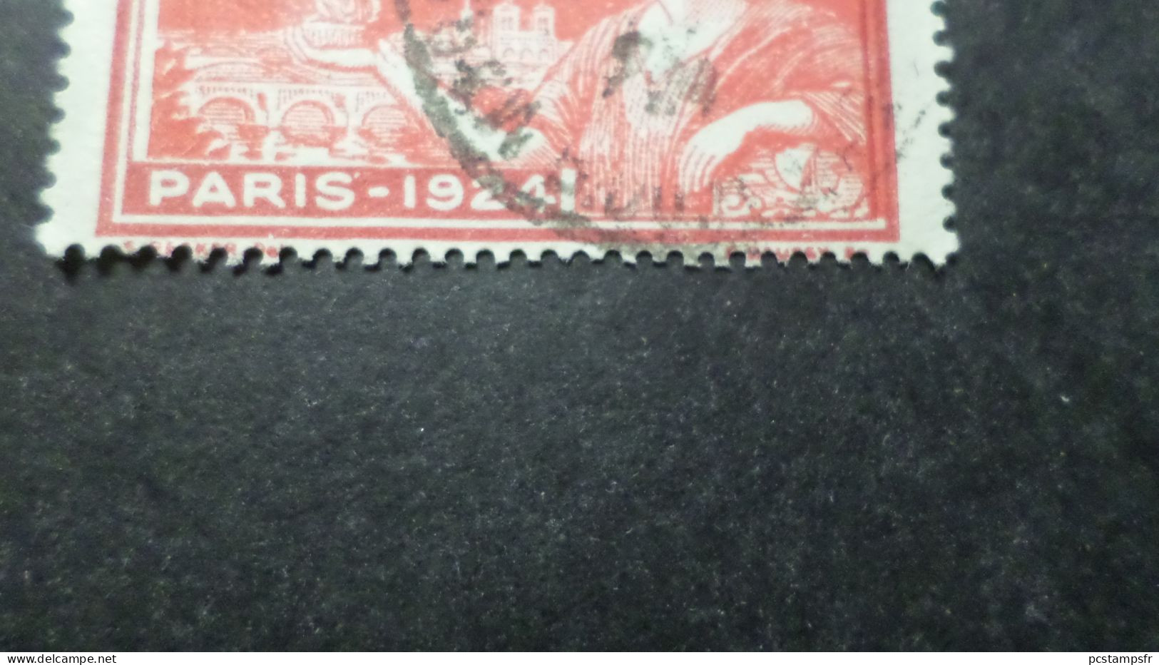 VARIETE' STAMP FRANCE 1924 CENTRE DEPLACE' Timbre 184 JEUX PARIS Oblitéré - Gebruikt