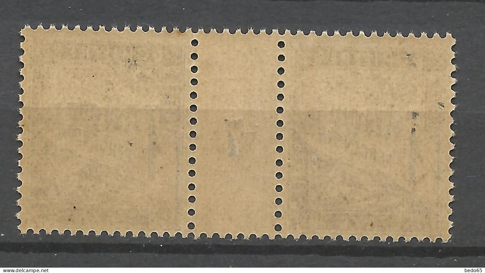 MAROC TAXE N° 35 Paire Millésime 7 NEUF* TRACE DE CHARNIERE  / Hinge  / MH - Timbres-taxe