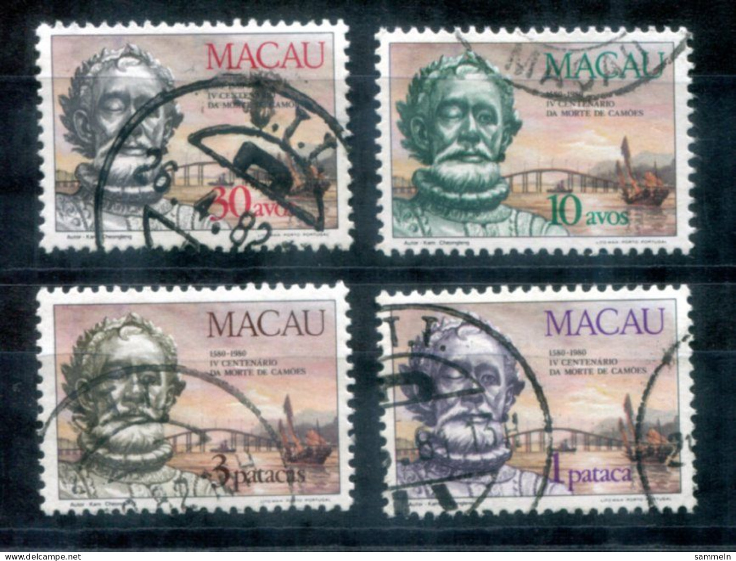 MACAO 476-479 Canc. - Schiff, Ship, Bateau, Camoes - MACAU - Used Stamps