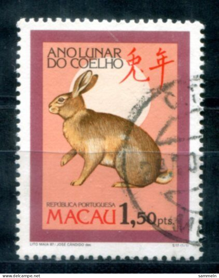 MACAO 568 A Canc. - Chinesisches Jahr Des Hasen, Chinese Year Of The Rabbit, Année Chinoise Du Lapin - MACAU - Gebruikt