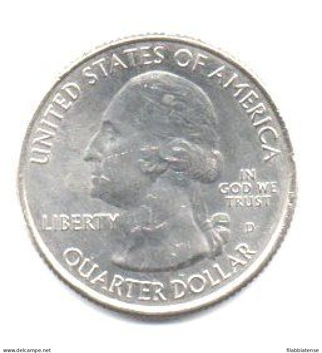 2011 - Stati Uniti 25 Cents - Quarter Glacier   D     ------ - 2010-...: National Parks