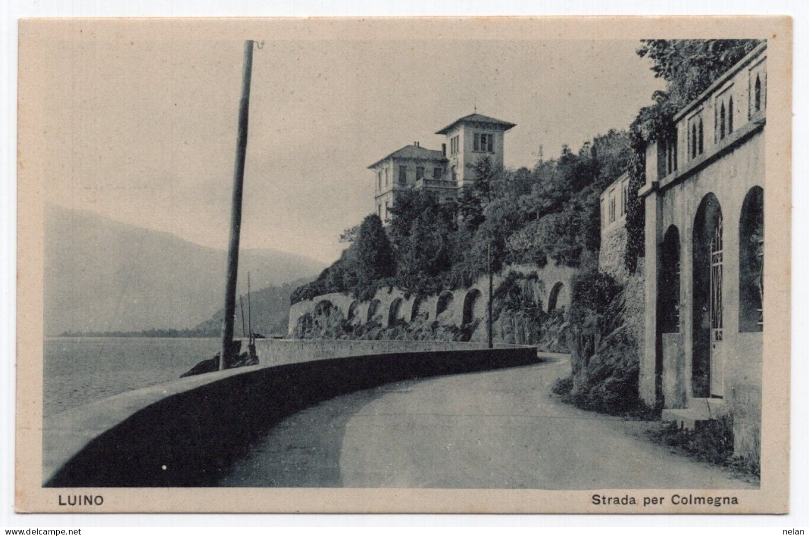 LUINO - STRADA PER COLMEGNA  - F.P. - Luino