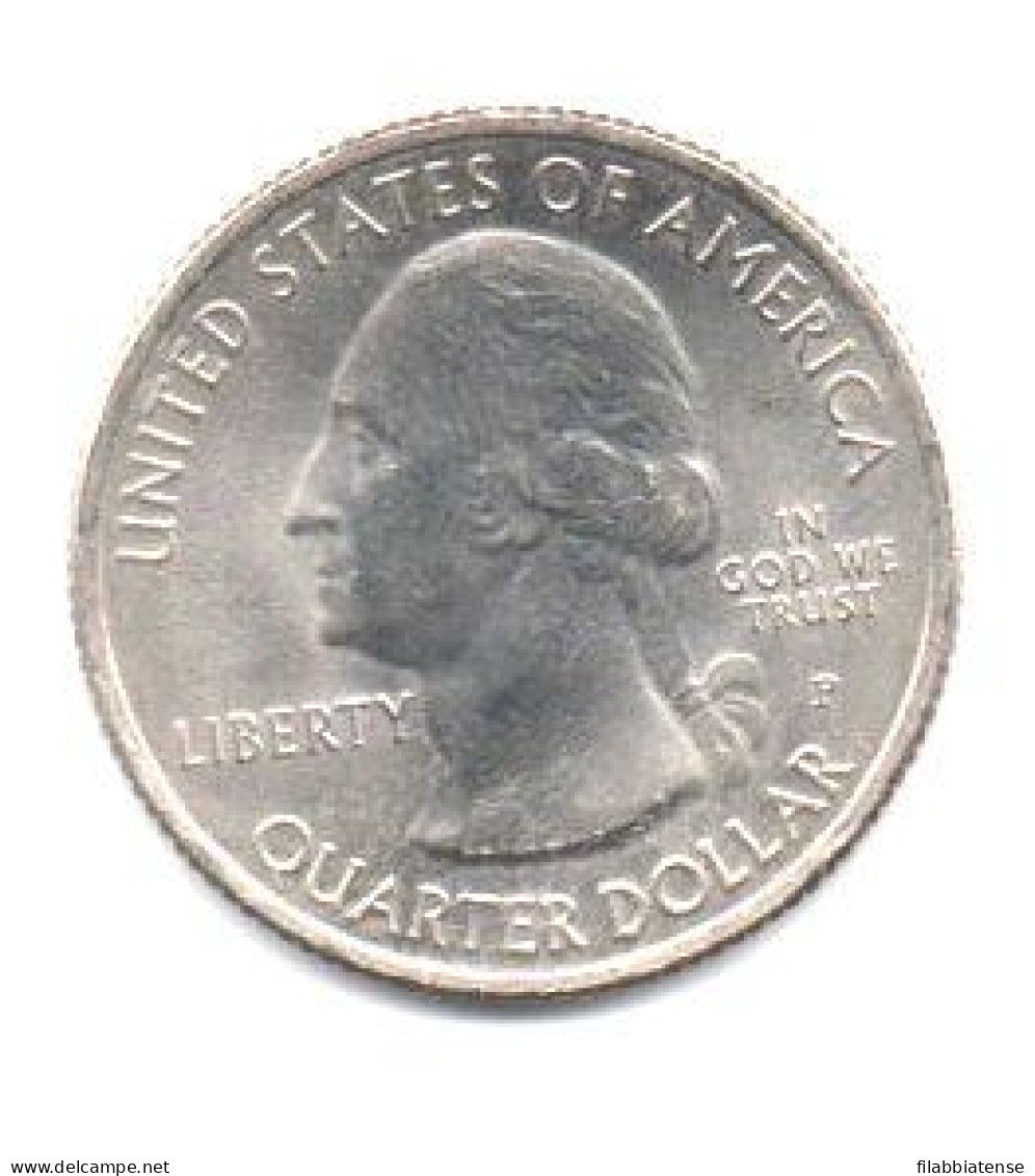 2011 - Stati Uniti 25 Cents - Quarter Glacier   P     ------ - 2010-...: National Parks