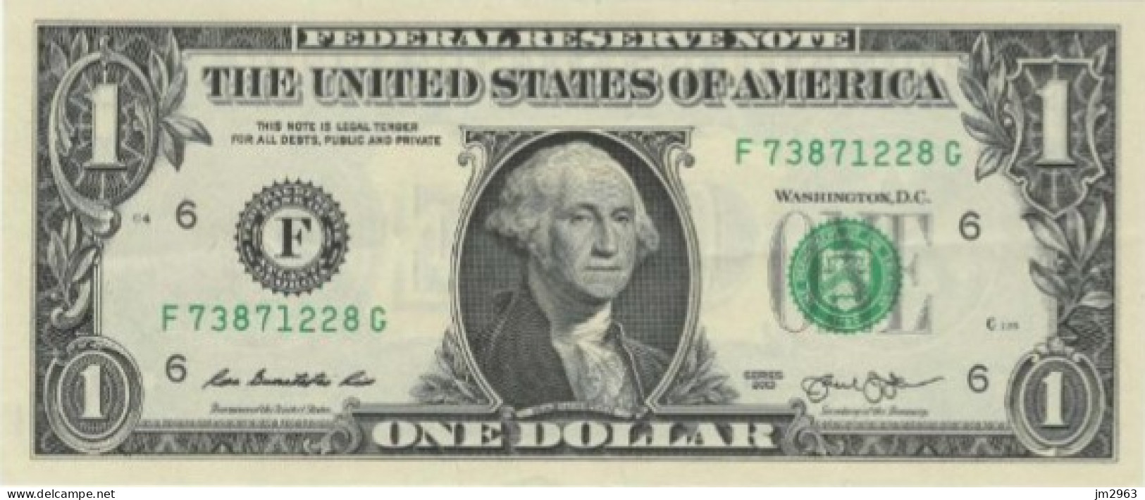 ETATS UNIS 1 DOLLAR XF 2013 F 73871228 G - Billets De La Federal Reserve (1928-...)