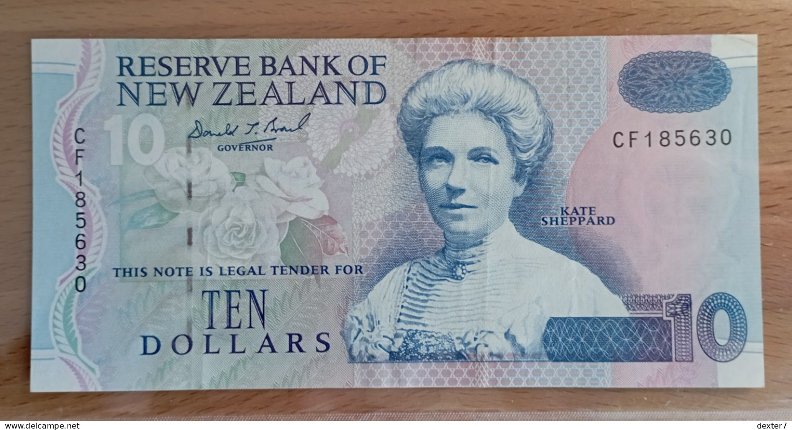 New Zealand 10 Dollars 1994 XF - Neuseeland