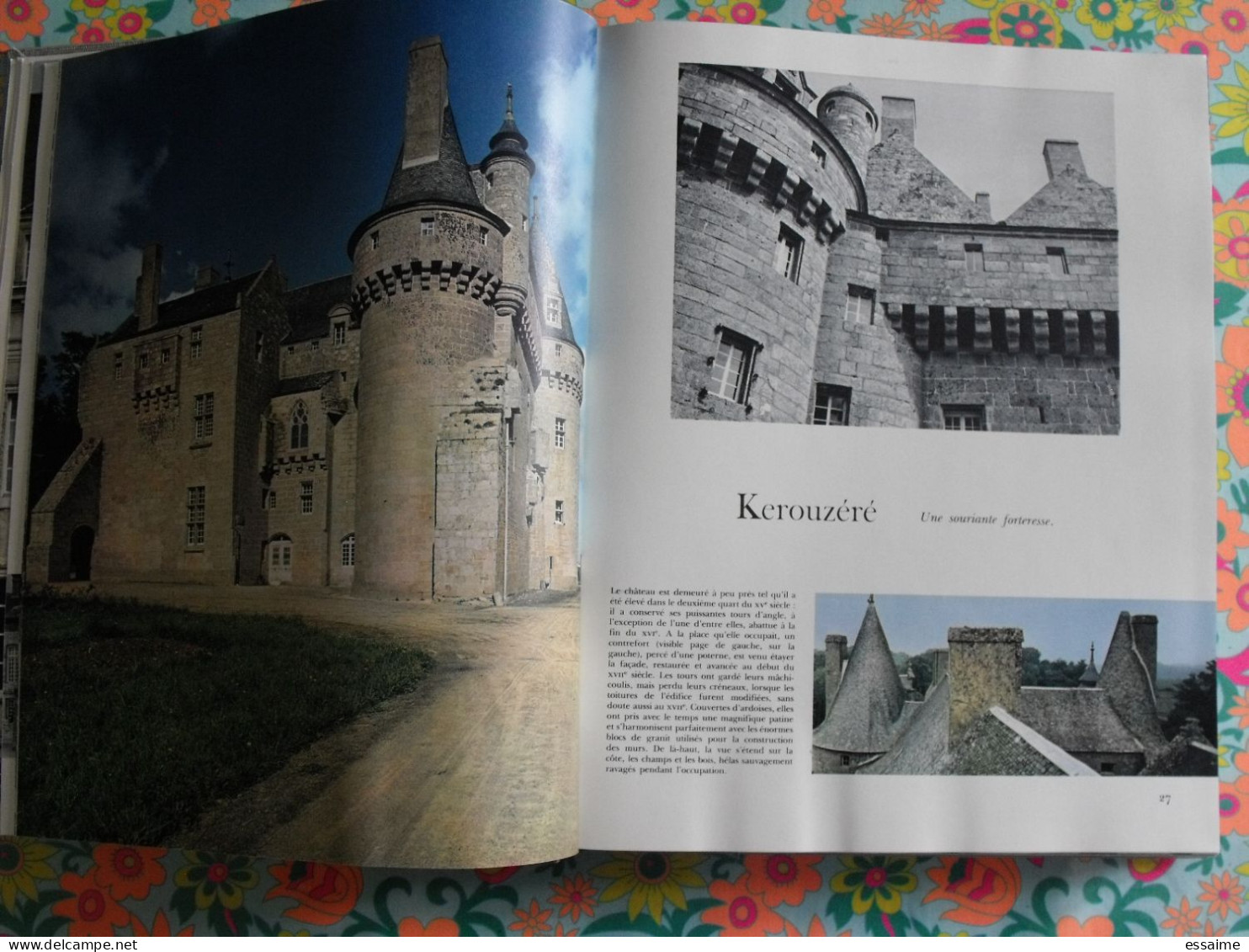 merveilles des châteaux de Bretagne et de Vendée. Hachette 1970. bretagne nantes poitou vendée. bien illustré