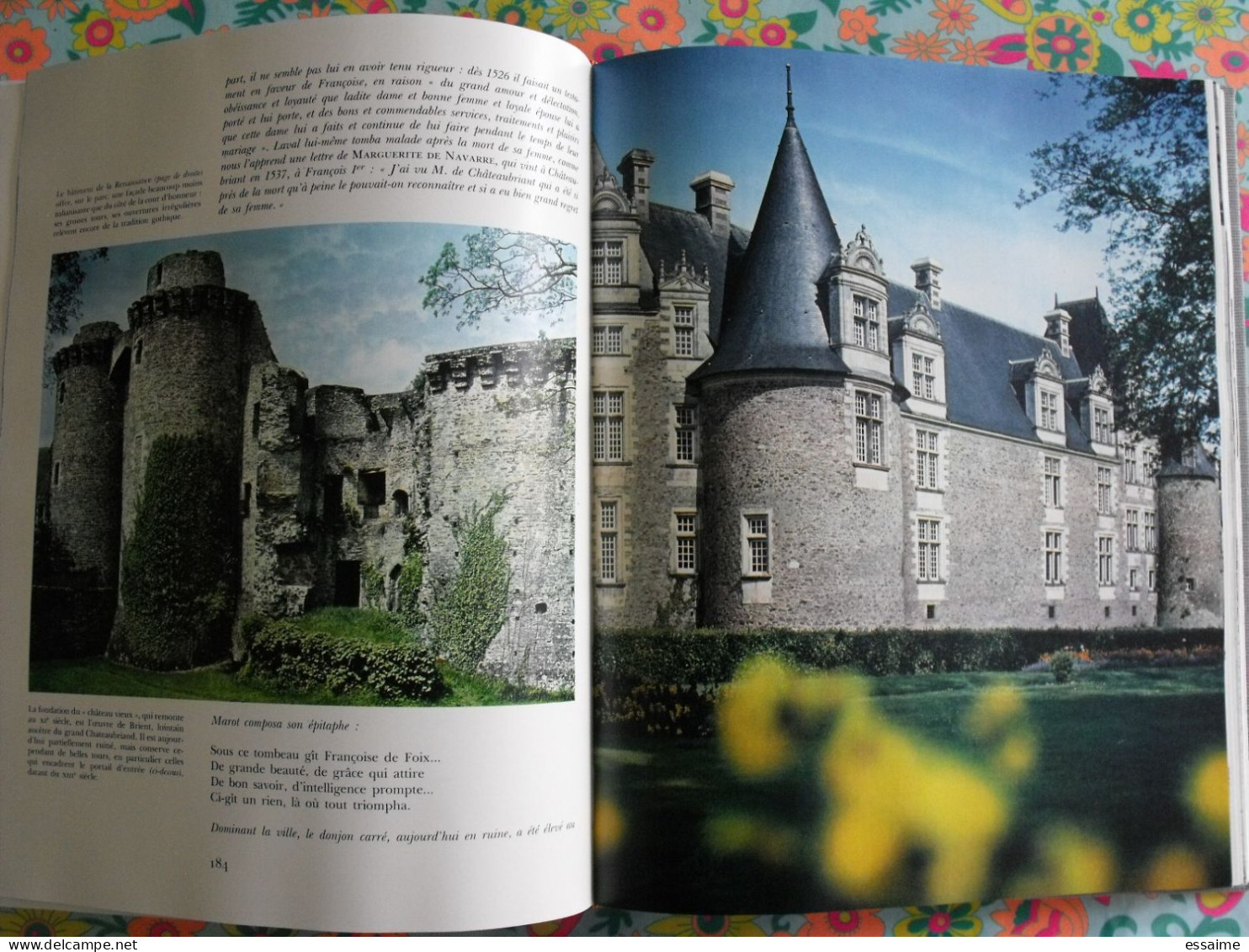 merveilles des châteaux de Bretagne et de Vendée. Hachette 1970. bretagne nantes poitou vendée. bien illustré