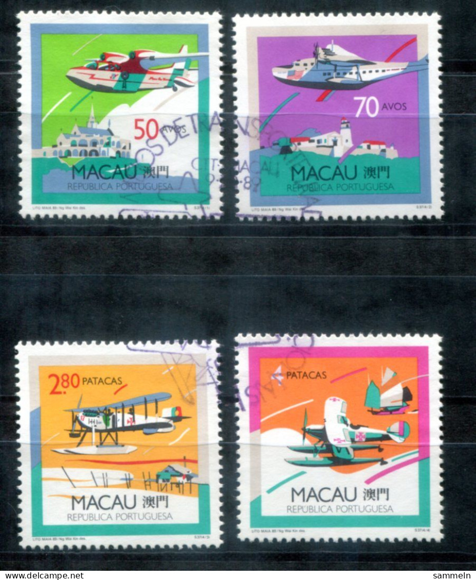 MACAO 628-631 Canc. - Flugzeuge, Planes, Avions - MACAU - Usados