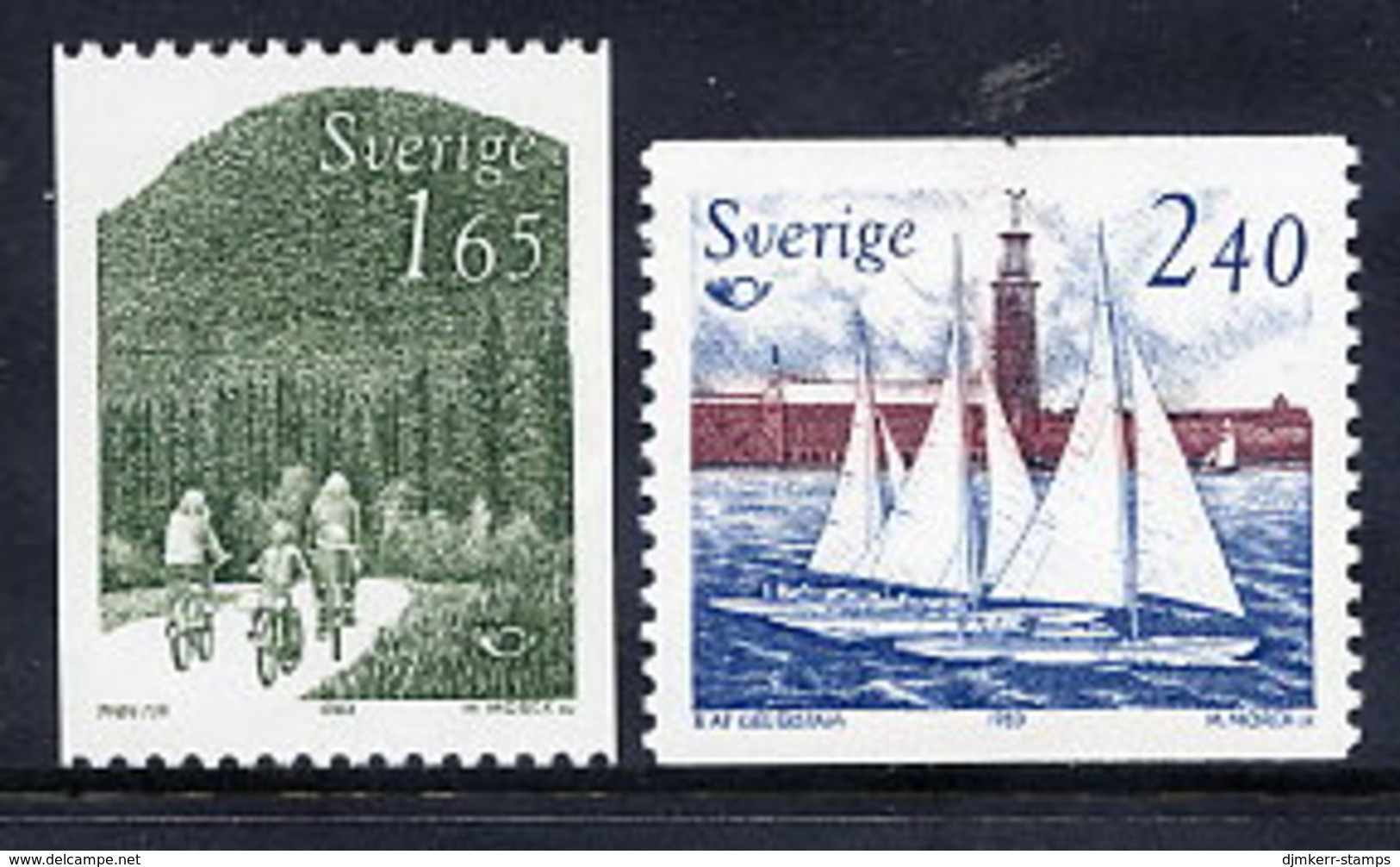 SWEDEN 1983 Nordic Countries Tourism MNH / **.  Michel 1230-31 - Unused Stamps