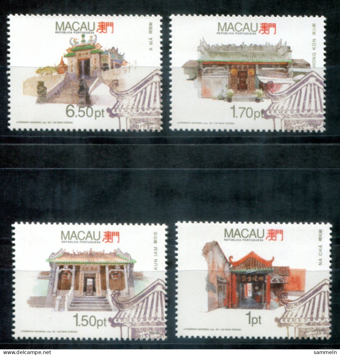 MACAO 706-709 Canc. - Architektur, Architecture  - MACAU - Used Stamps