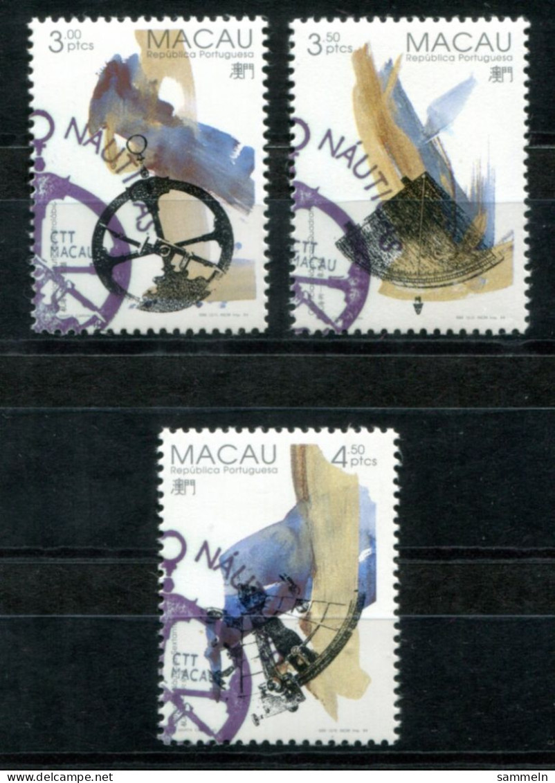 MACAO 767-769 Canc. - Nautische Instrumente, Nautical Instruments, Instruments Nautiques - MACAU - Used Stamps