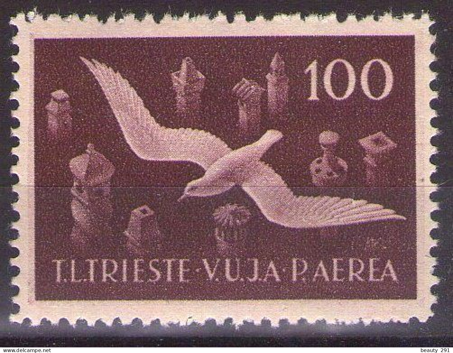 ITALIA - Trieste-Zona B - 1949 - POSTA  AEREA  Mi 11 MNH** VF - Mint/hinged