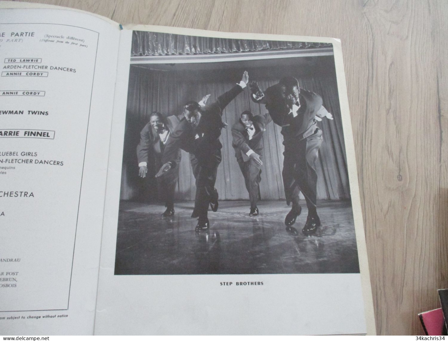 STC 35 Programme Illustré Lido Paris Nu NUde 1950 Musique Spectacle Finnel Cordy Cirque Magie..... - Programma's