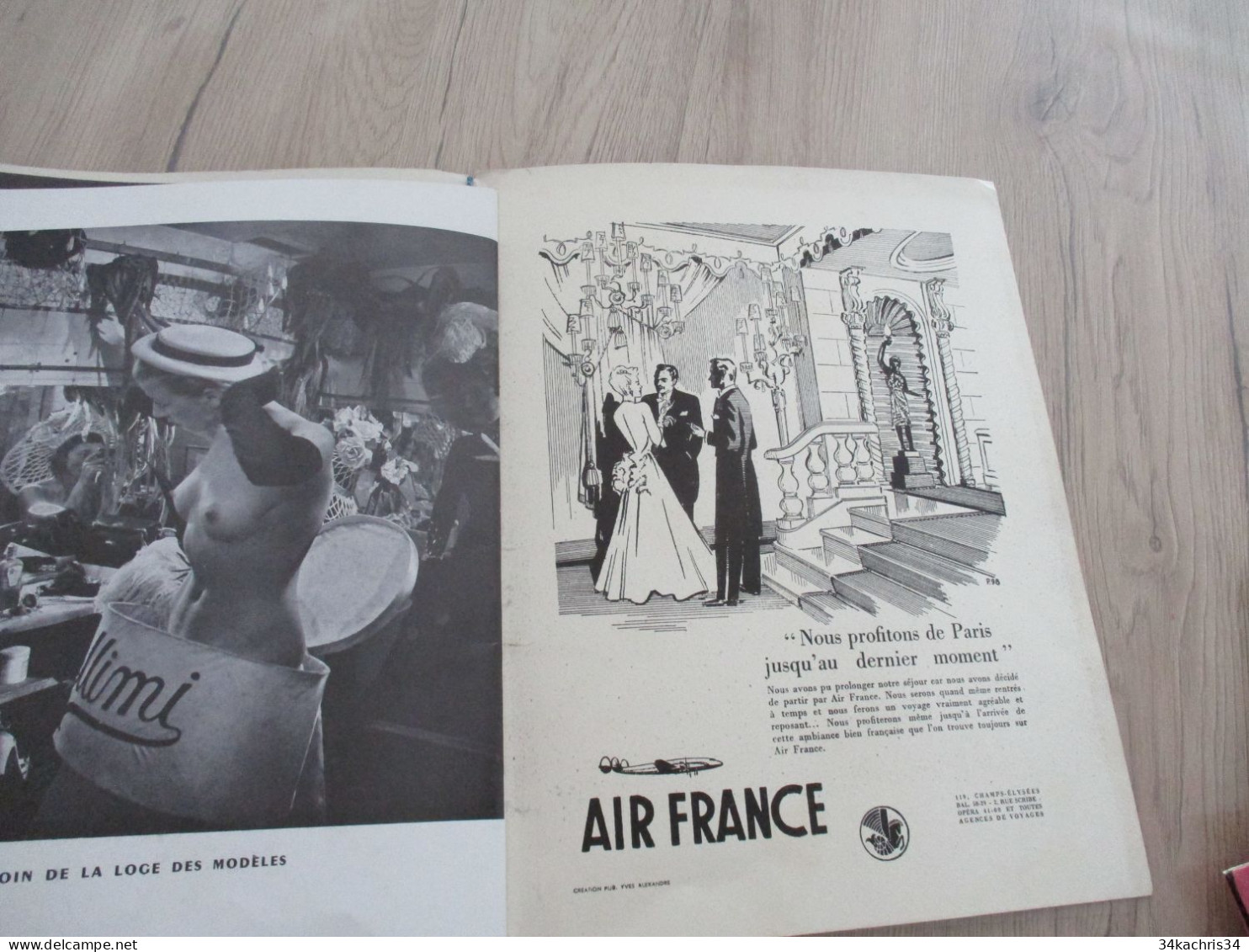 STC 35 Programme illustré Lido Paris Nu NUde 1950 musique spectacle Finnel Cordy cirque magie.....