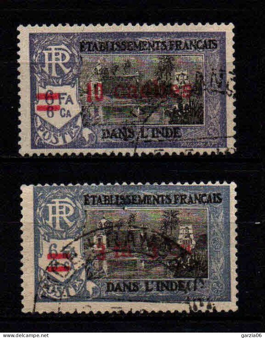 Inde - 1942 - Tb Antérieurs Surch France Libre  - N° 193/197  - Oblit - Used - Gebruikt