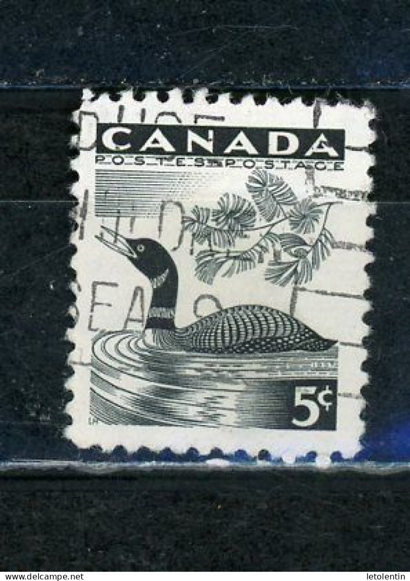 CANADA - FAUNE - CANARD - N° Yvert 296 Obli. - Oblitérés