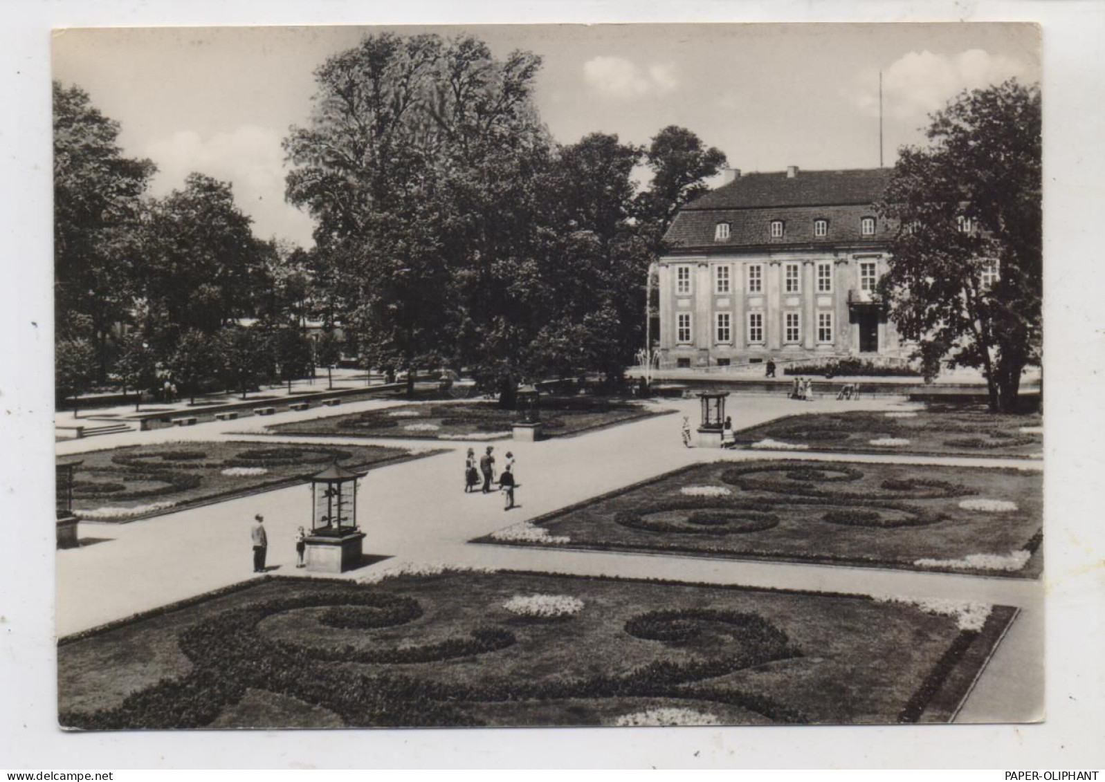 1000 BERLIN - FRIEDRICHSFELD, Tierpark / Zoo, Blick über Das Südparterre Auf Schloß Friedrichsfelde, 1966 - Friedrichshain