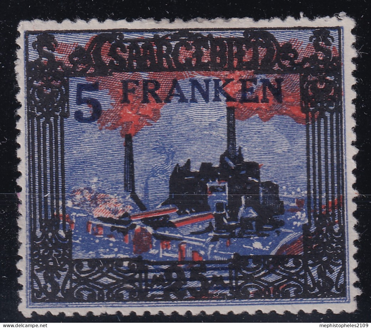 SAARGEBIET 1921 - MLH - Mi 83 - Unused Stamps