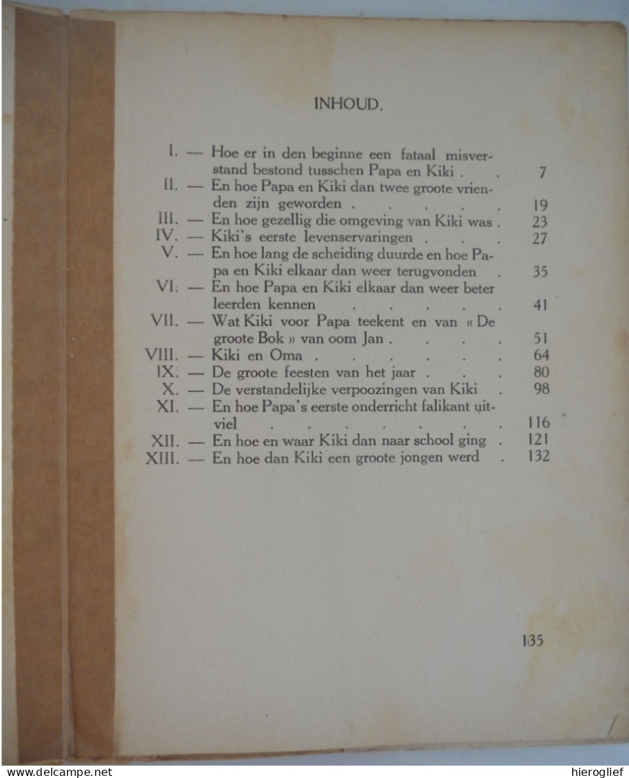 KIKI door Ernest Claes 1925 1ste druk guldensporen reeks zichem scherpenheuvel