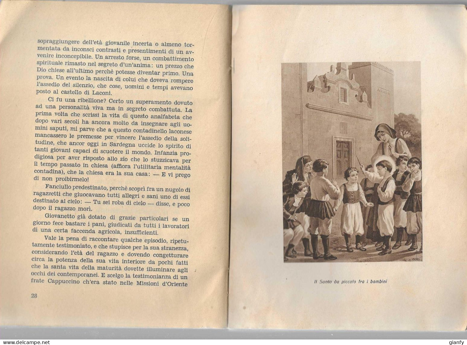 REMO BRANCA : S. IGNAZIO DA LACONI - ROMA 1951 - Medicina, Biología, Química