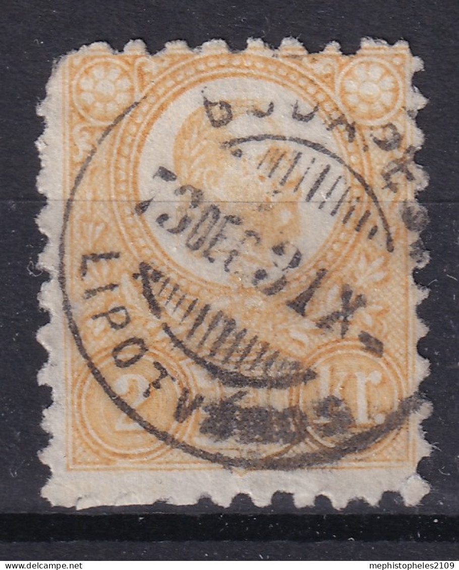 HUNGARY 1871 - Canceled - Sc# 1a - Yellow - Oblitérés