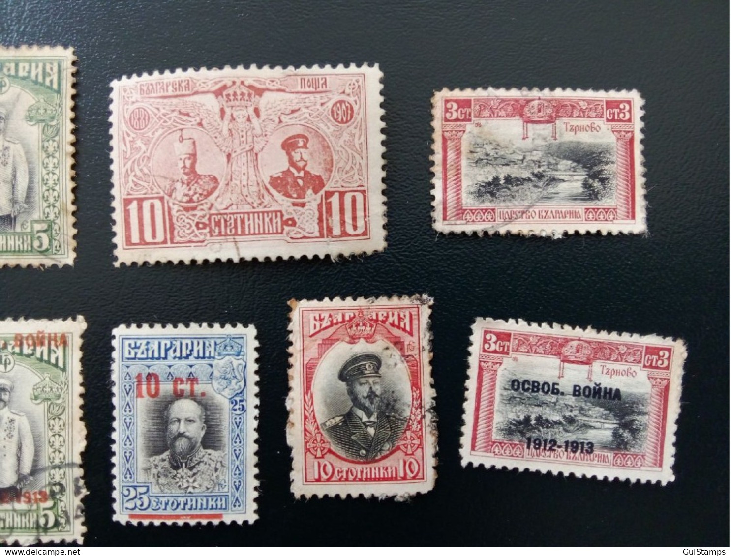 1911 Definitive Issue + 1913 No. 81-87 Overprinted Rare Selection Ensemble - Sonstige & Ohne Zuordnung