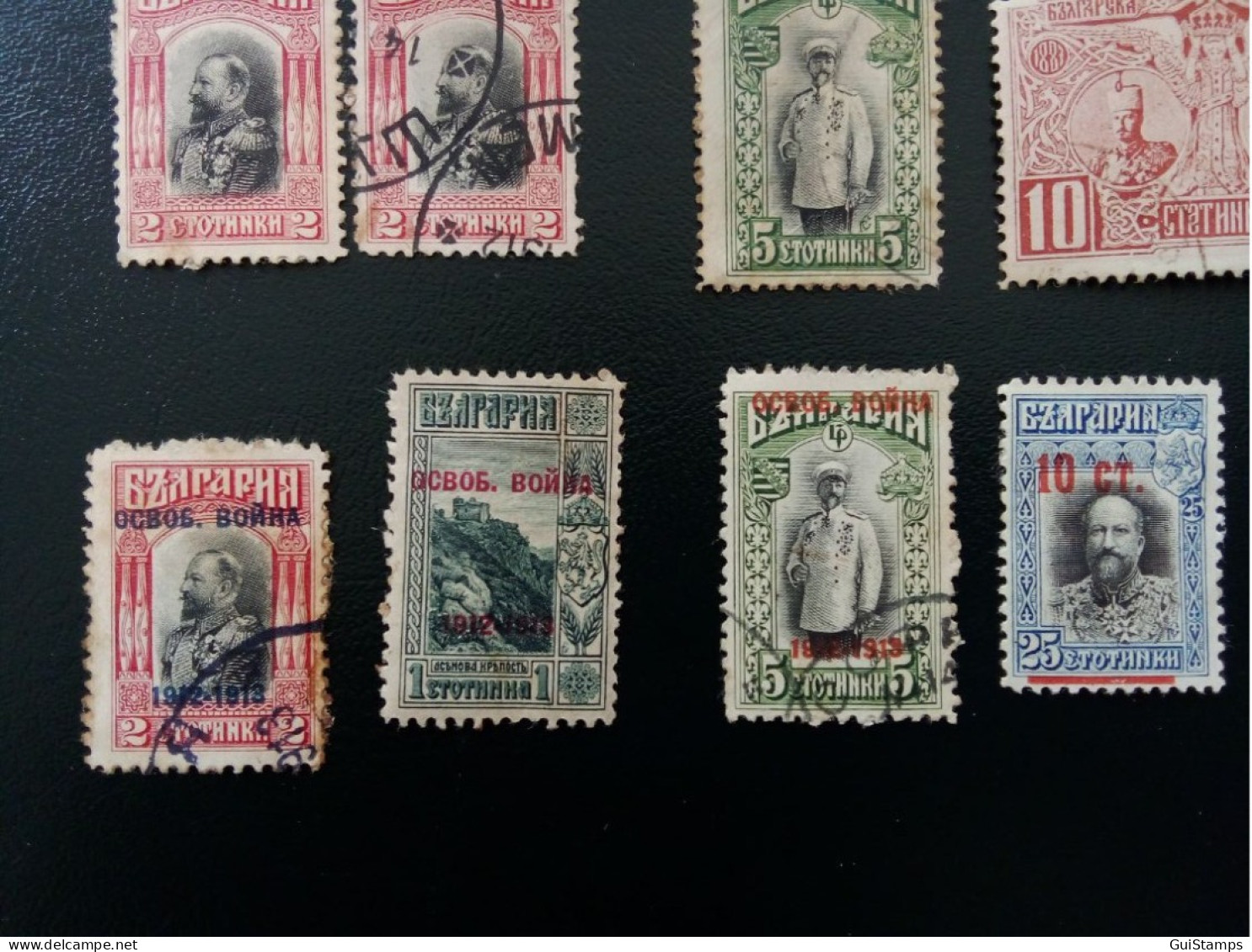 1911 Definitive Issue + 1913 No. 81-87 Overprinted Rare Selection Ensemble - Other & Unclassified
