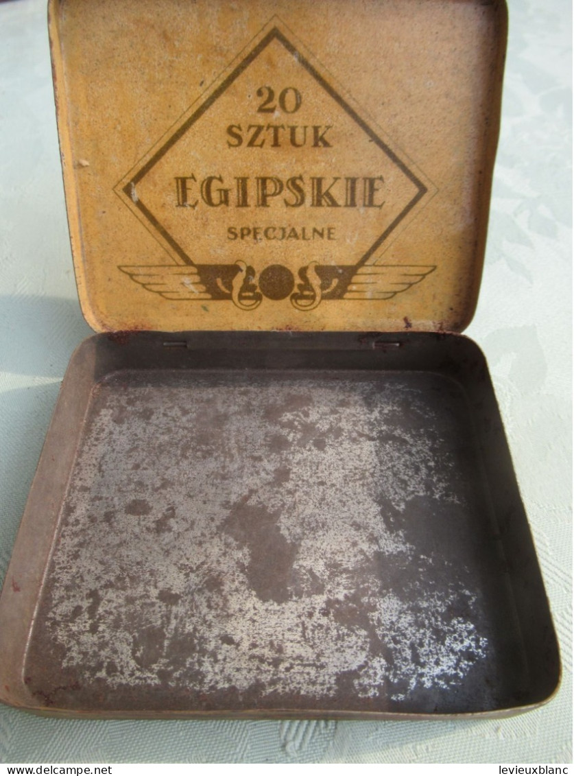 Boite Métallique /cigarette/ Papierrosy EGIPSKIE SpecjalnePolski//Vers 1930-1939             BFPP283 - Dozen