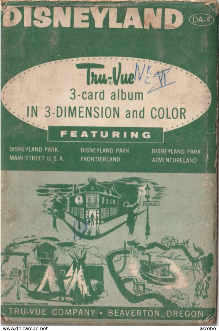 DISNEYLAND TRUE VUE 3 - Card Album In 3D And  Colour - Visionneuses Stéréoscopiques