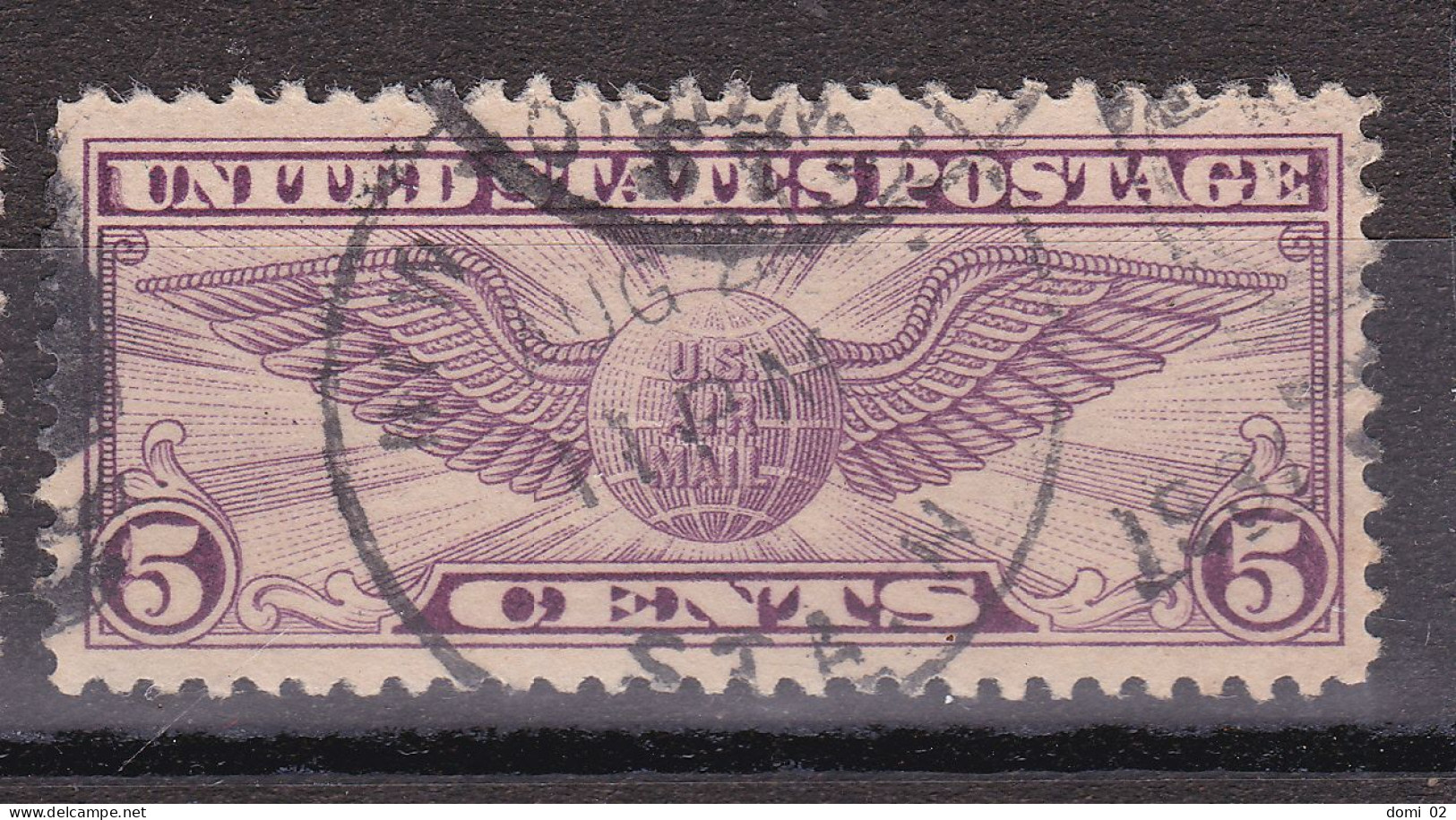 1930 N°12  5 CENTS VIOLET - 1a. 1918-1940 Used