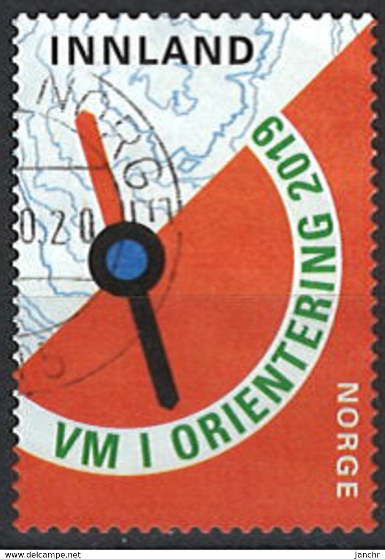Norwegen Norway 2019. Mi.Nr. 2000, Used O - Oblitérés
