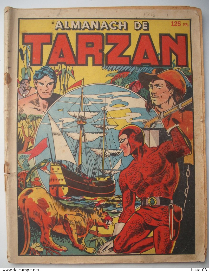 BD : TARZAN : ALMANACH De TARZAN . 1950 :  . - Tarzan