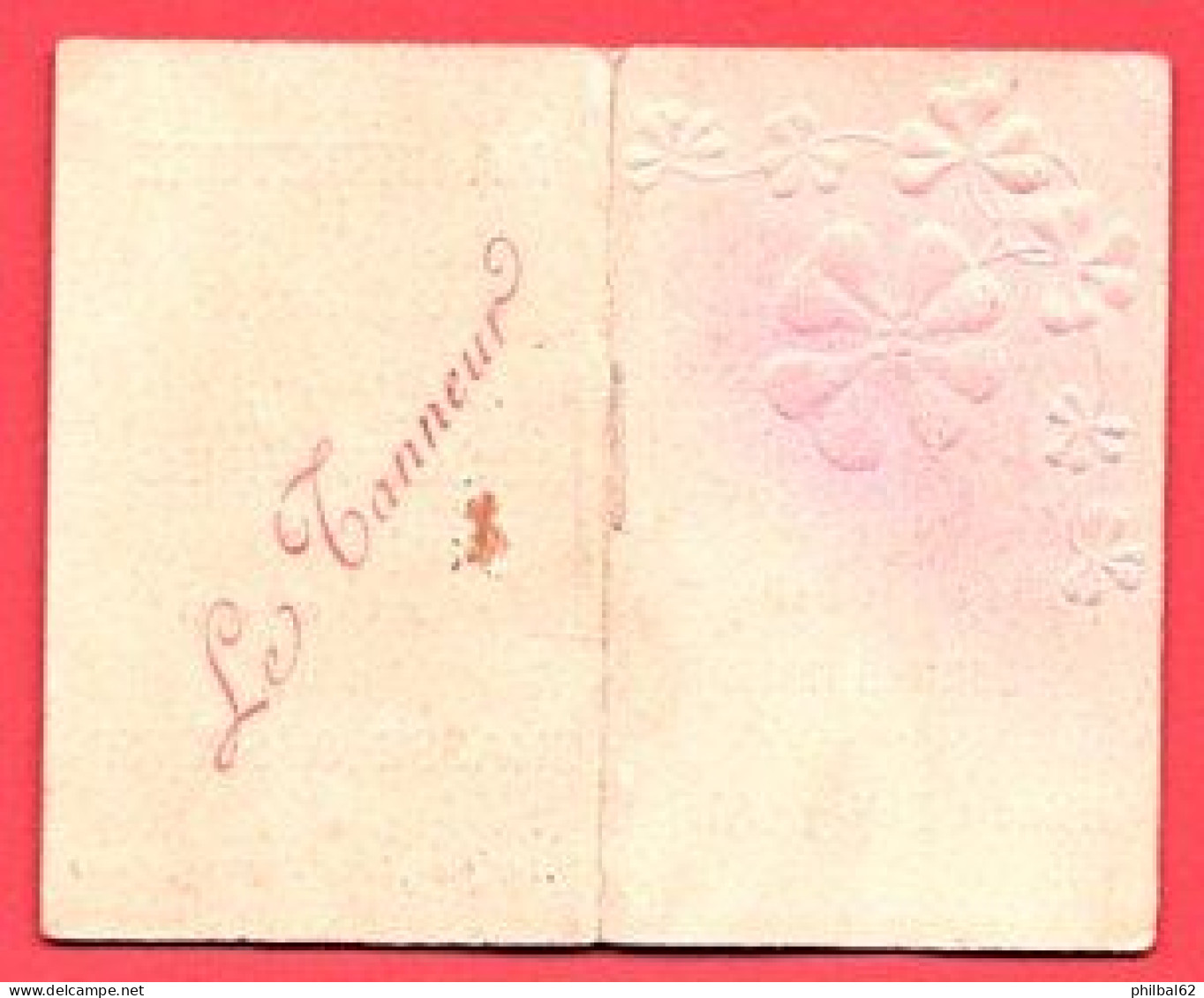 Petit Calendrier Agenda Le Tanneur 1913. - Small : 1901-20