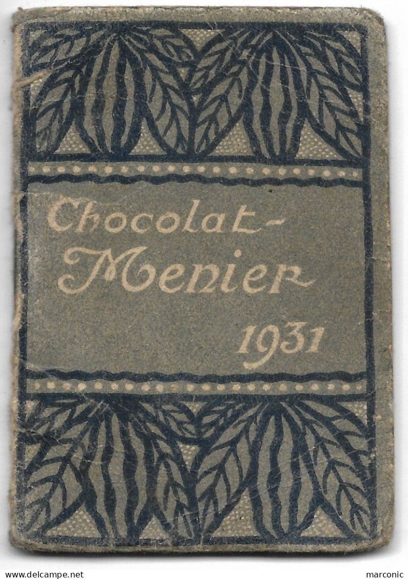 PETIT CALENDRIER - CHOCOLAT MENIER 1931 - Petit Format : 1921-40