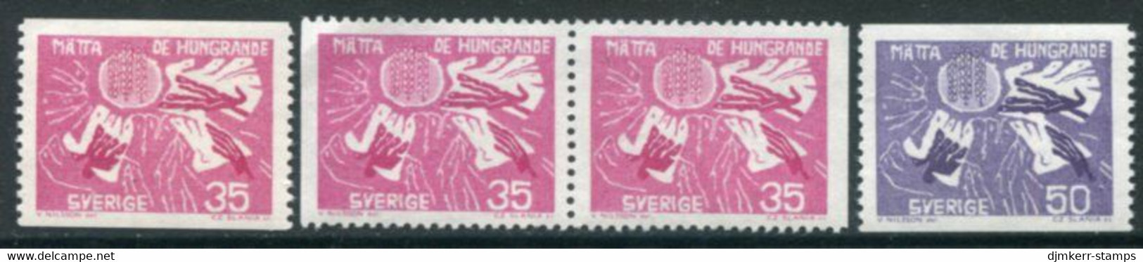 SWEDEN 1963 Freedom From Hunger MNH / **.  Michel 504-05 - Nuevos