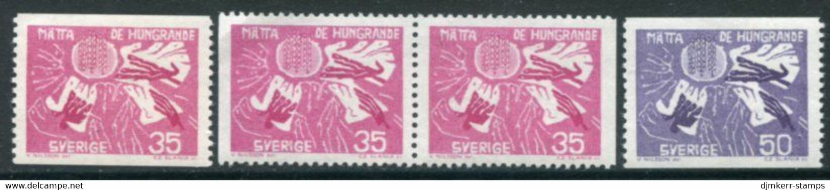 SWEDEN 1963 Freedom From Hunger MNH / **.  Michel 504-05 - Neufs