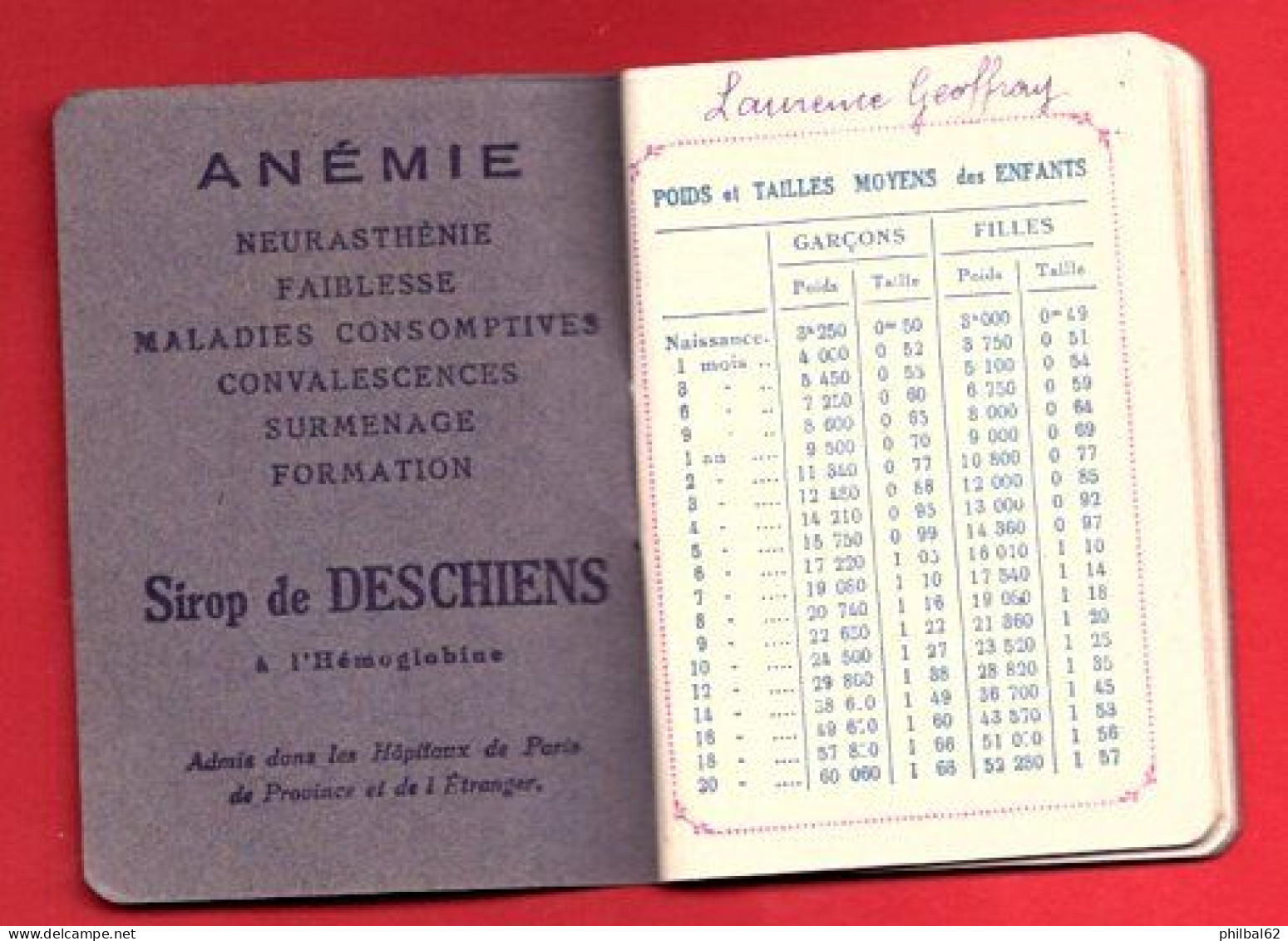 Petit Calendrier Agenda 1925. Sirop De Deschiens. - Formato Piccolo : 1921-40