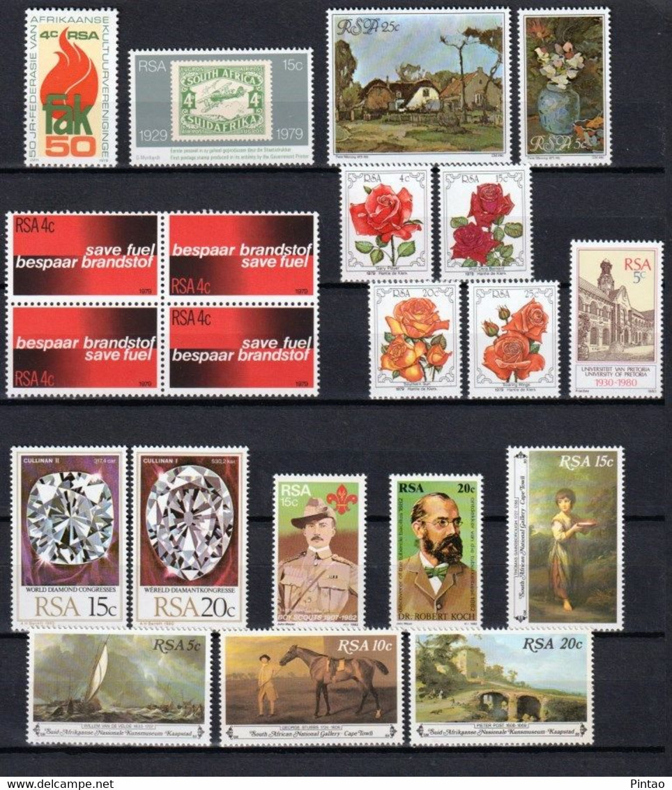 ÁFRICA DO SUL 1979_ 80 (10 SÉRIES)-  MNH_ WW11901 - Unused Stamps