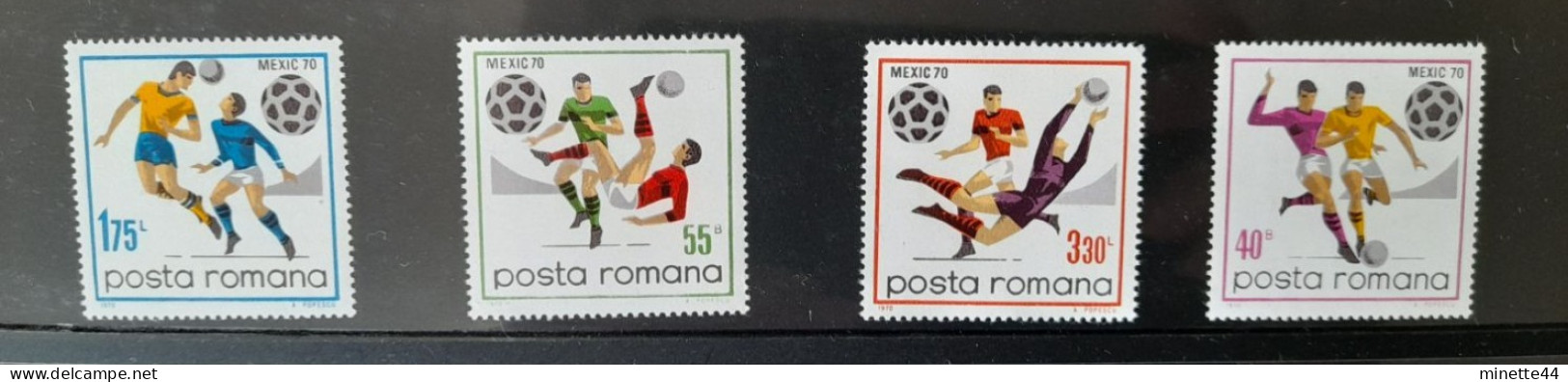 ROMANA ROUMANIE 1970  MNH**  FOOTBALL FUSSBALL SOCCER CALCIO VOETBAL FUTBOL FUTEBOL FOOT FOTBAL Gardien - 1970 – Mexico